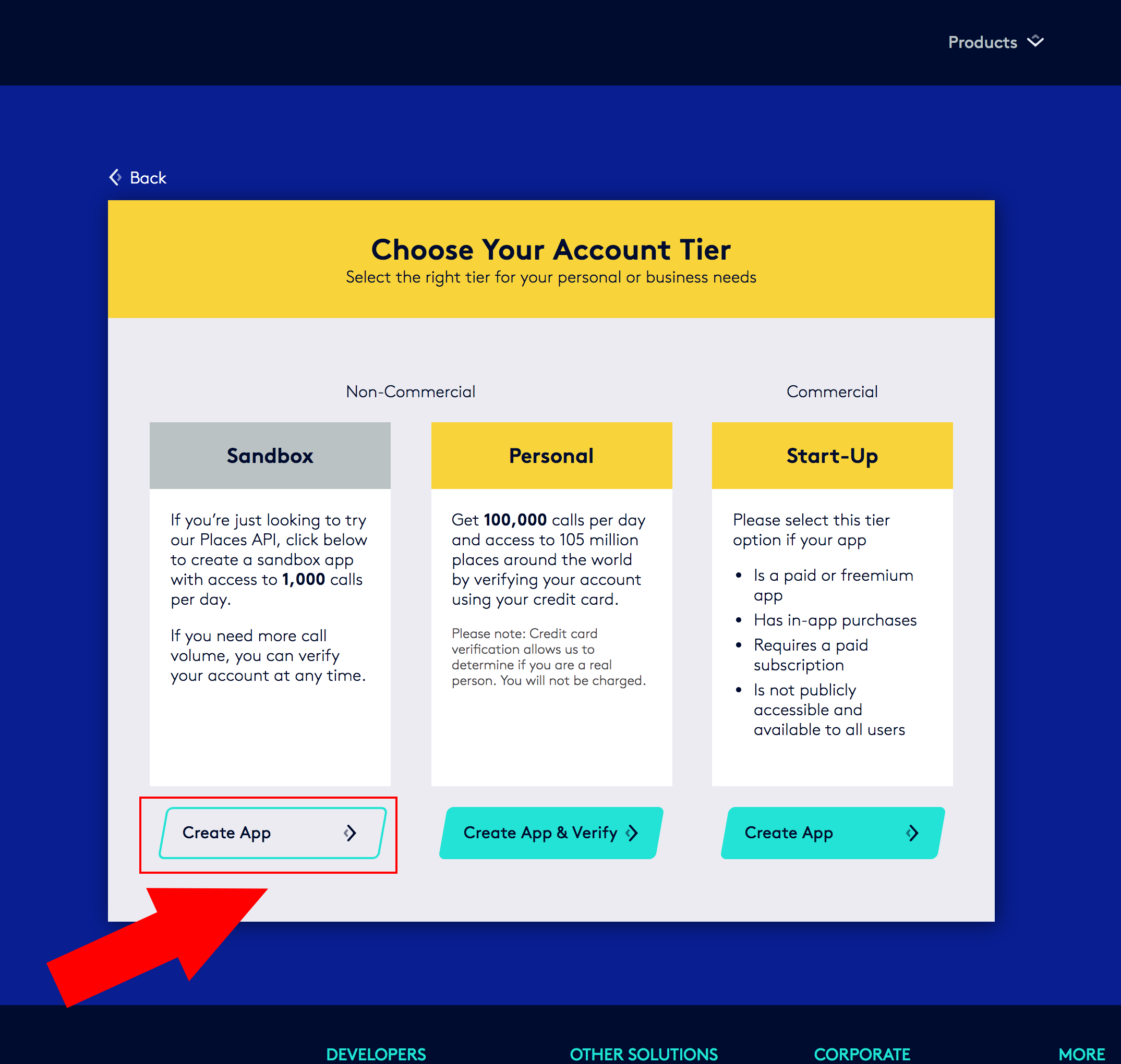 Fill fields in the foursquare connect